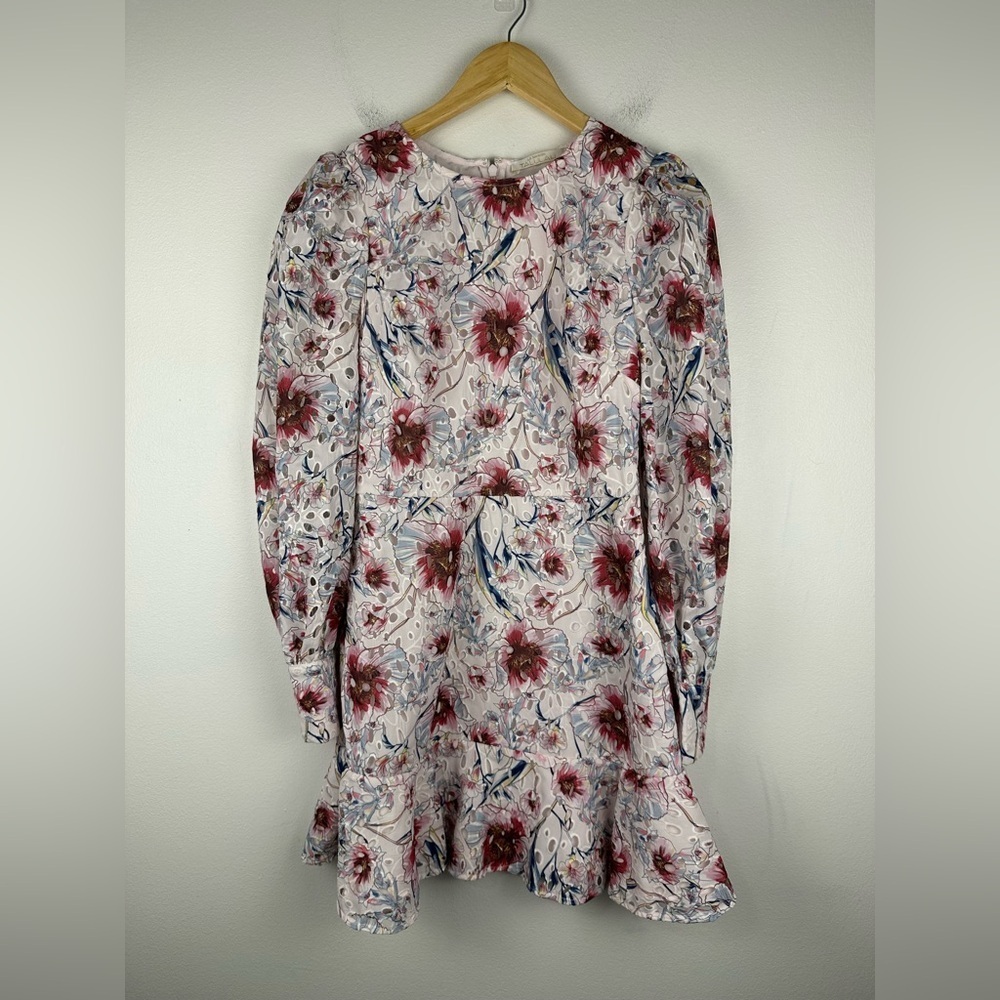 La Maison Talulah Bonita Floral Eyelet Cocktail Mini Dress Women’s Sz XS - Picture 3 of 12